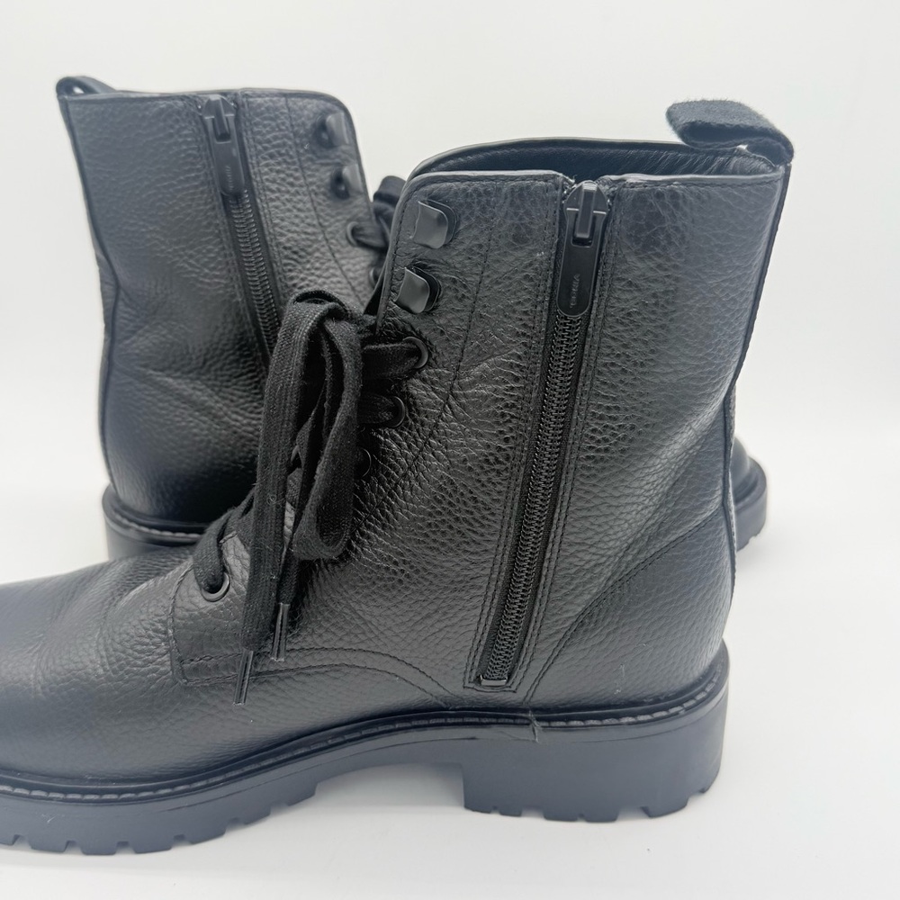 Vince Men's Dominic Black Combat Boots - Picture 13 of 16